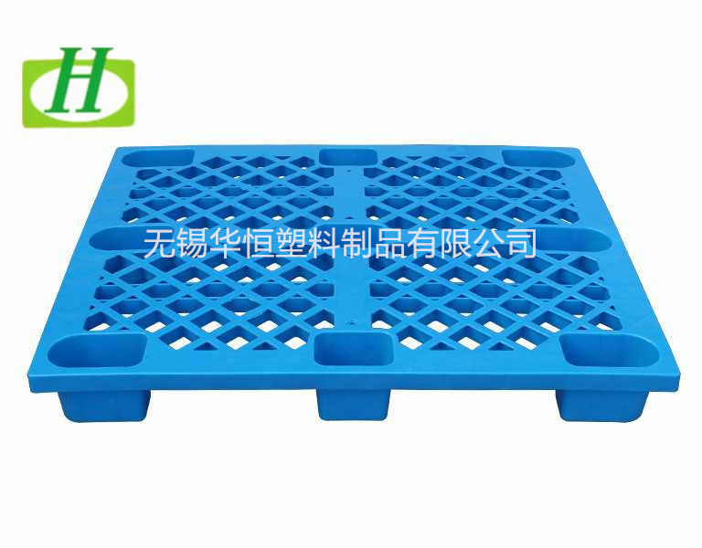 1008網(wǎng)格九腳塑料托盤叉車  