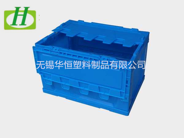 530-330塑料內倒式折疊周轉箱  